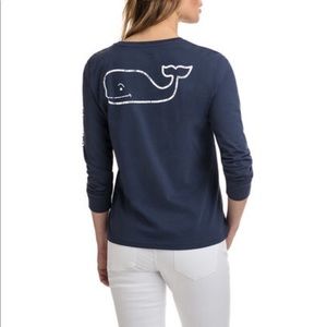 Vineyard vines women’s navy blue long sleeve